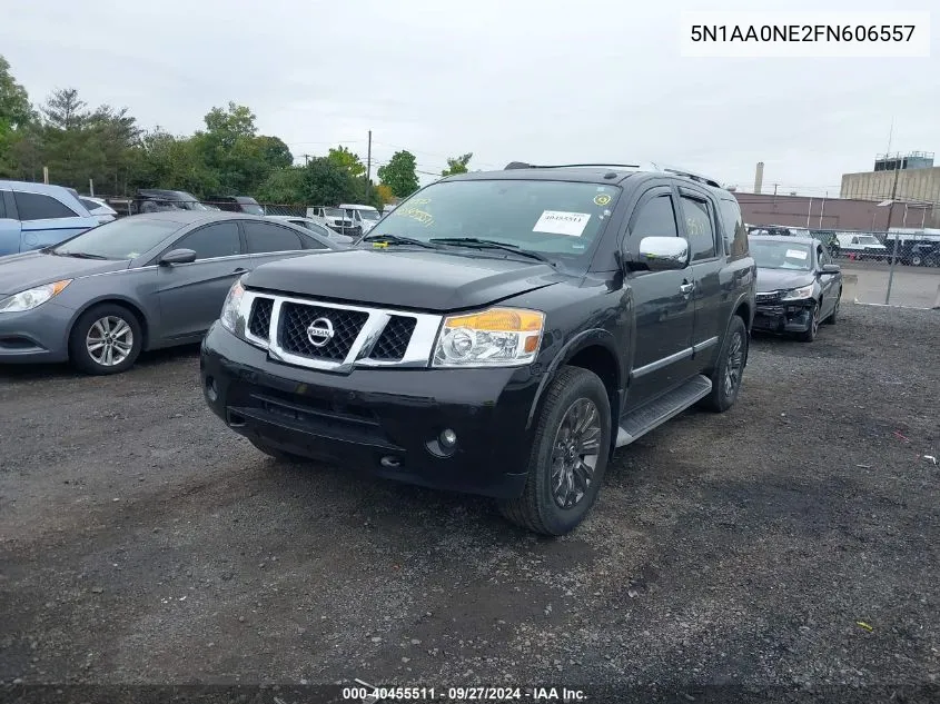 2015 Nissan Armada Platinum VIN: 5N1AA0NE2FN606557 Lot: 40455511