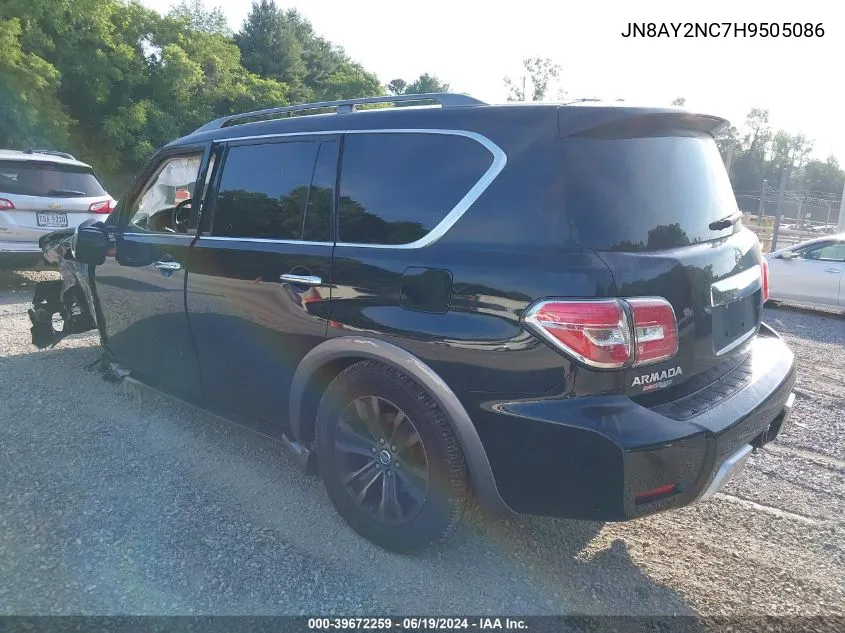 JN8AY2NC7H9505086 2017 Nissan Armada Platinum