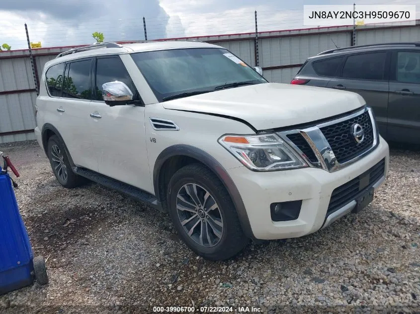 JN8AY2NC3H9509670 2017 Nissan Armada Sl