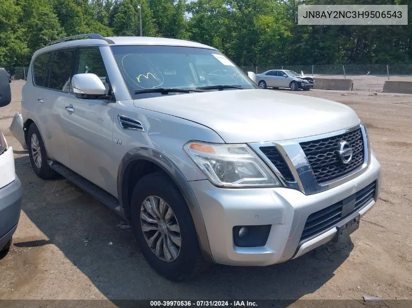 2017 Nissan Armada Sv VIN: JN8AY2NC3H9506543 Lot: 39970536