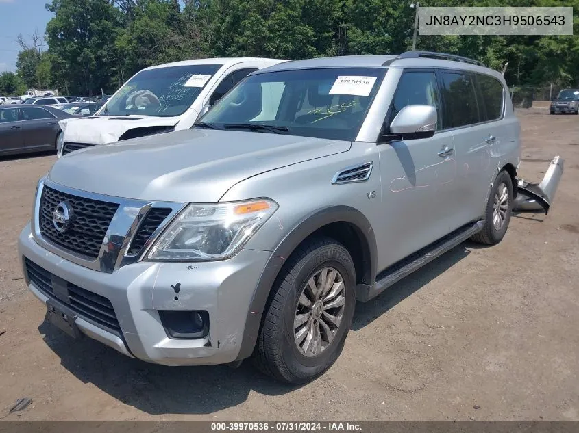 JN8AY2NC3H9506543 2017 Nissan Armada Sv