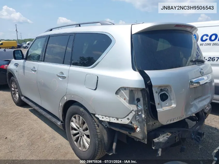 JN8AY2NC3H9506543 2017 Nissan Armada Sv