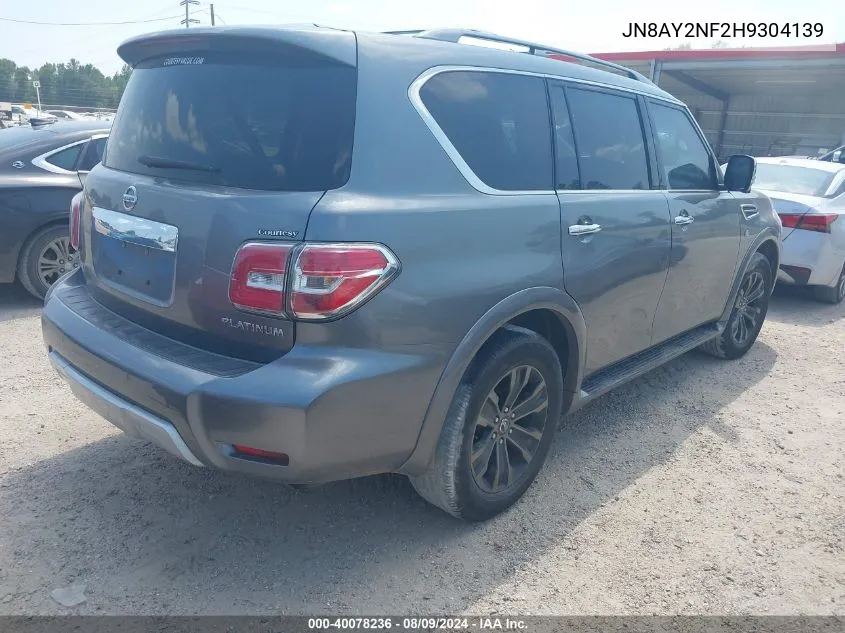 JN8AY2NF2H9304139 2017 Nissan Armada Platinum