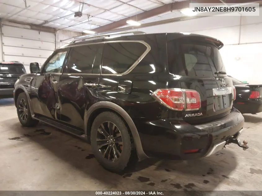 JN8AY2NE8H9701605 2017 Nissan Armada Platinum