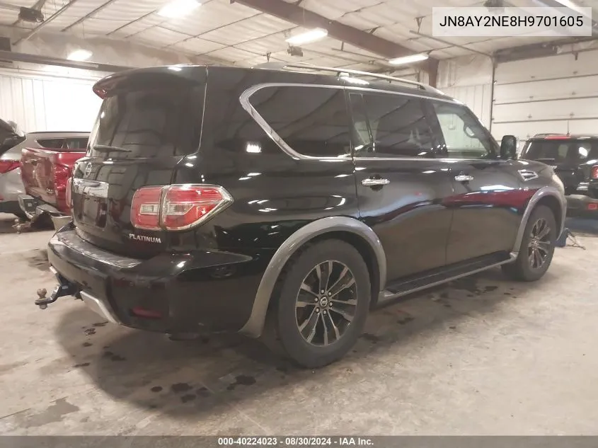 JN8AY2NE8H9701605 2017 Nissan Armada Platinum