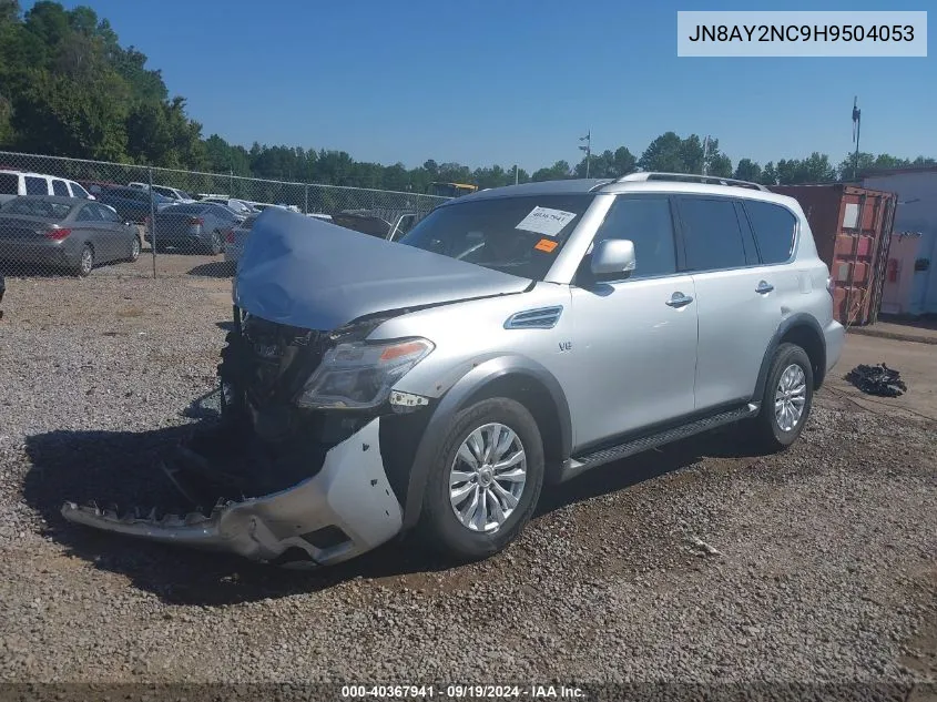 2017 Nissan Armada Sv VIN: JN8AY2NC9H9504053 Lot: 40367941