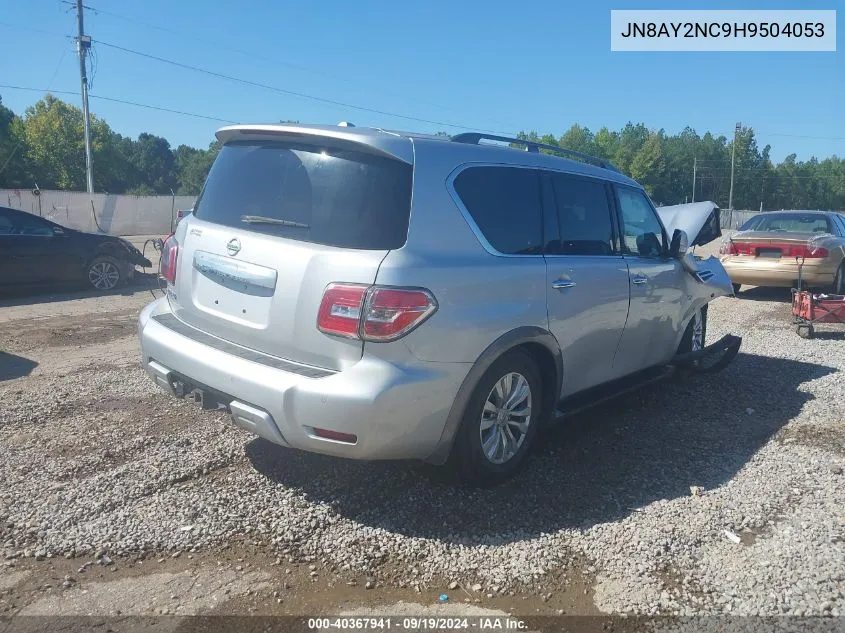 2017 Nissan Armada Sv VIN: JN8AY2NC9H9504053 Lot: 40367941