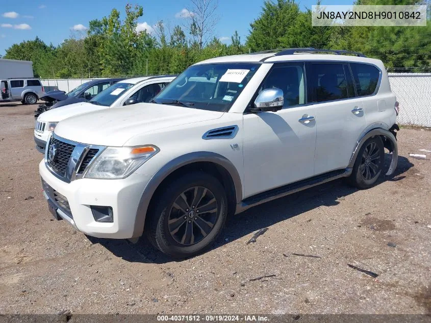 2017 Nissan Armada Platinum VIN: JN8AY2ND8H9010842 Lot: 40371512