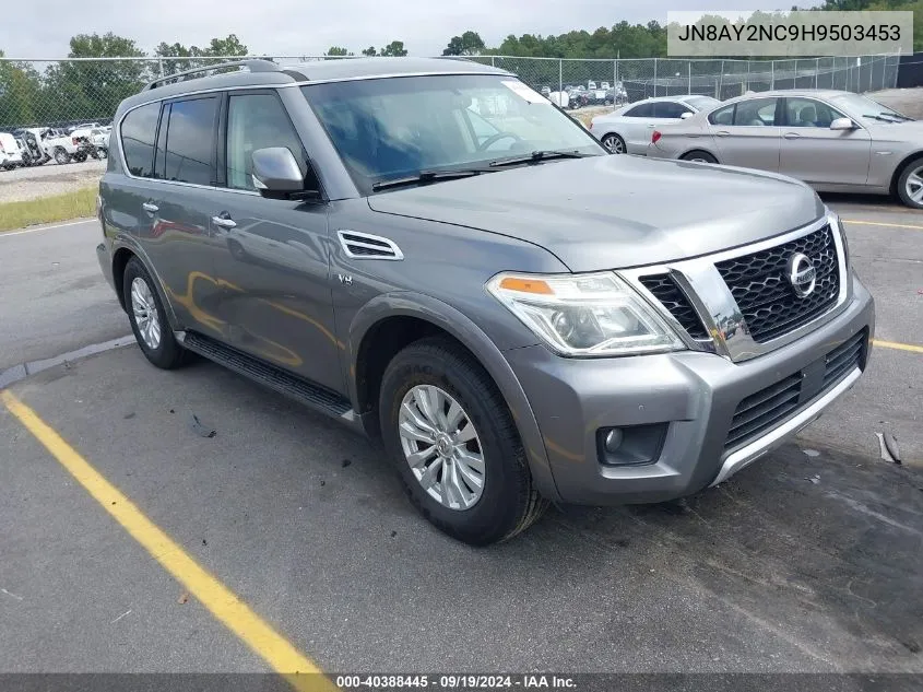 2017 Nissan Armada Sv VIN: JN8AY2NC9H9503453 Lot: 40388445