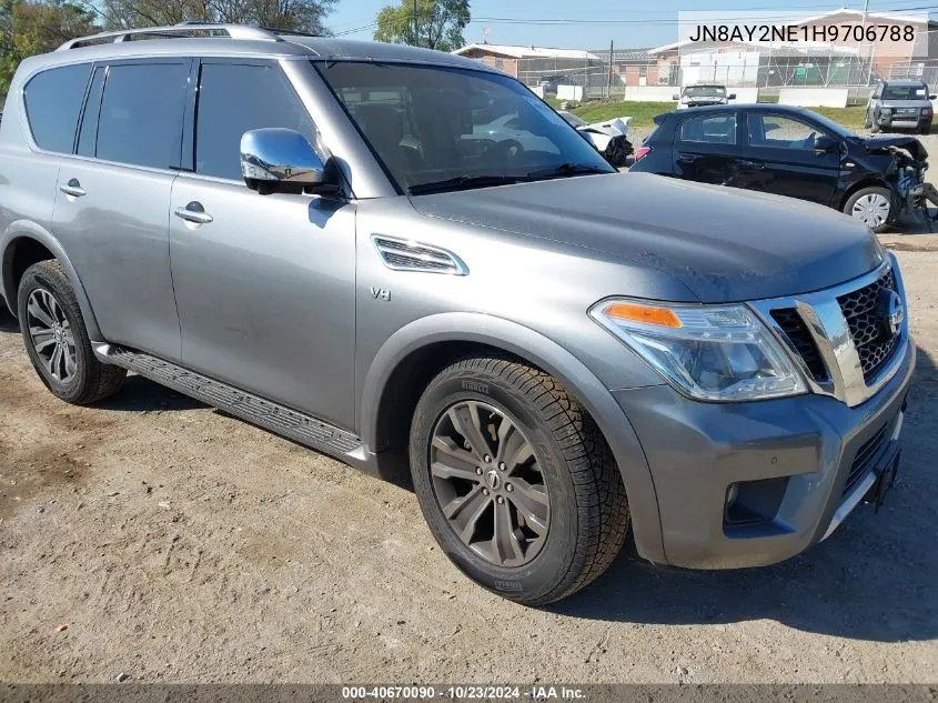 2017 Nissan Armada Platinum VIN: JN8AY2NE1H9706788 Lot: 40670090