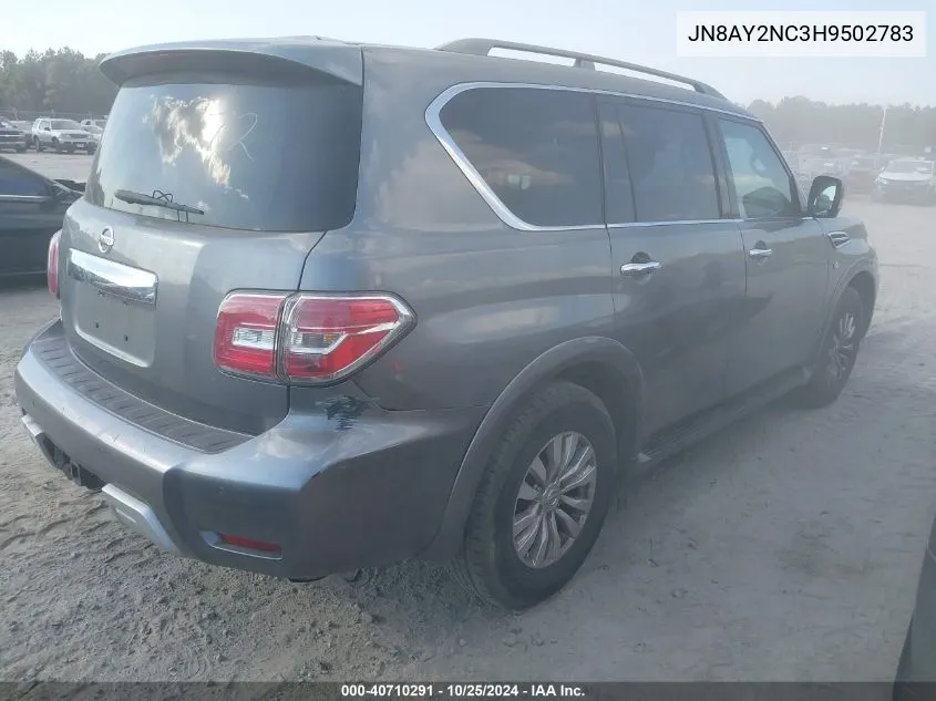 JN8AY2NC3H9502783 2017 Nissan Armada Sv