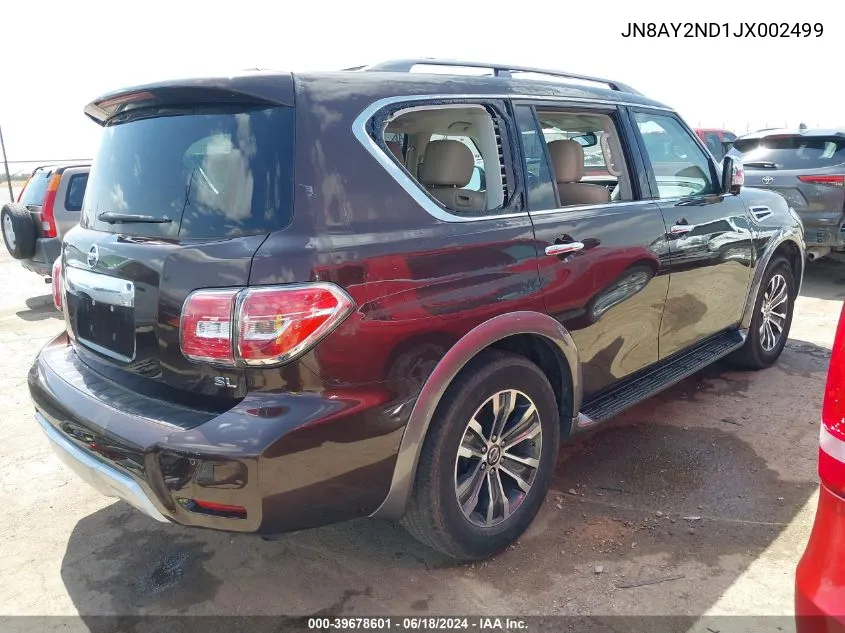 JN8AY2ND1JX002499 2018 Nissan Armada Sl