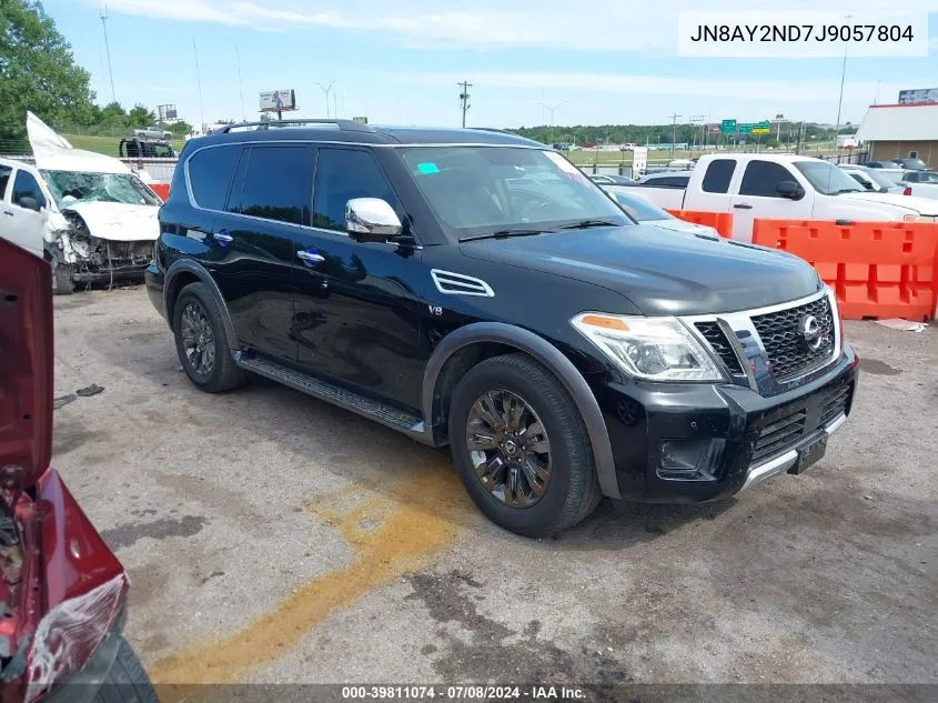 2018 Nissan Armada Sl VIN: JN8AY2ND7J9057804 Lot: 39811074