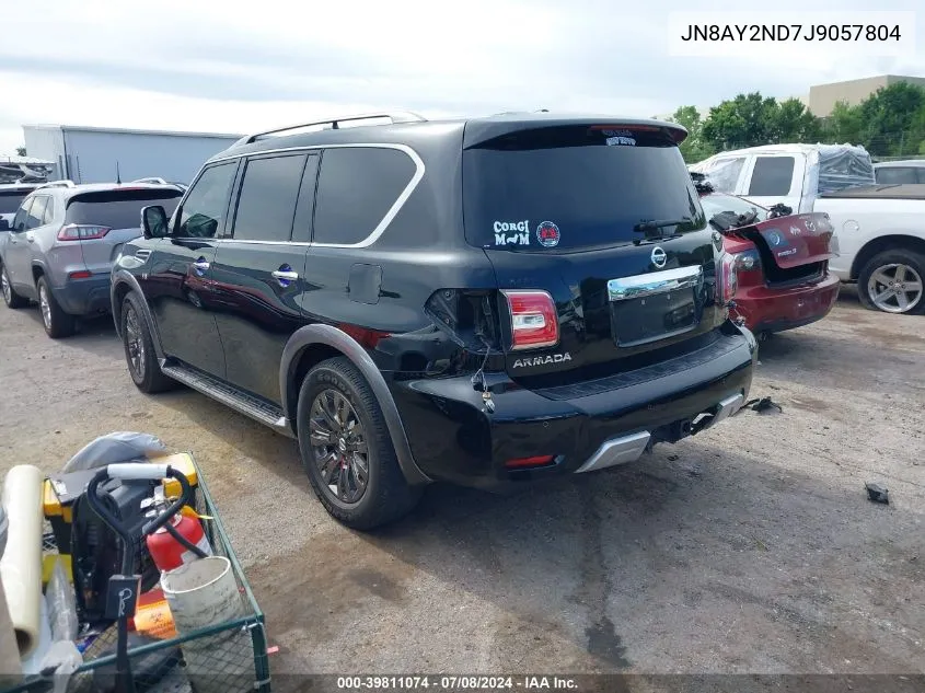 2018 Nissan Armada Sl VIN: JN8AY2ND7J9057804 Lot: 39811074