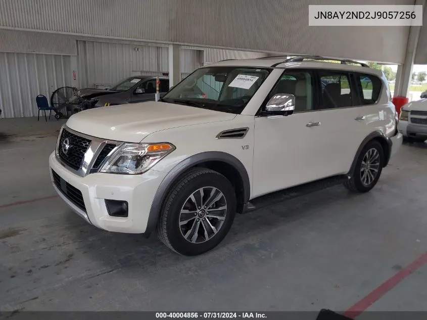 2018 Nissan Armada Sl VIN: JN8AY2ND2J9057256 Lot: 40004856