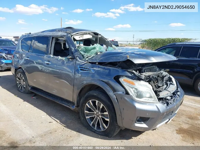 2018 Nissan Armada Sl VIN: JN8AY2ND2J9054650 Lot: 40151660