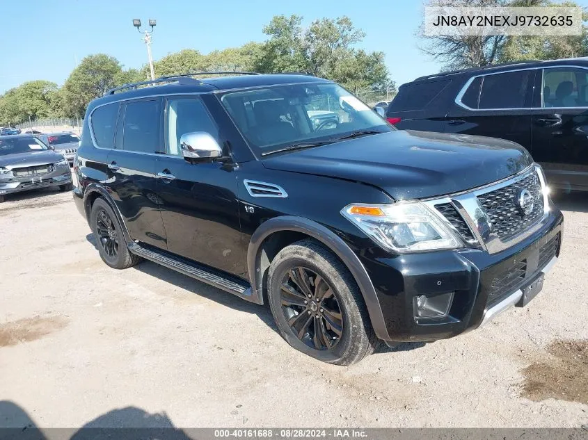 2018 Nissan Armada Platinum VIN: JN8AY2NEXJ9732635 Lot: 40161688