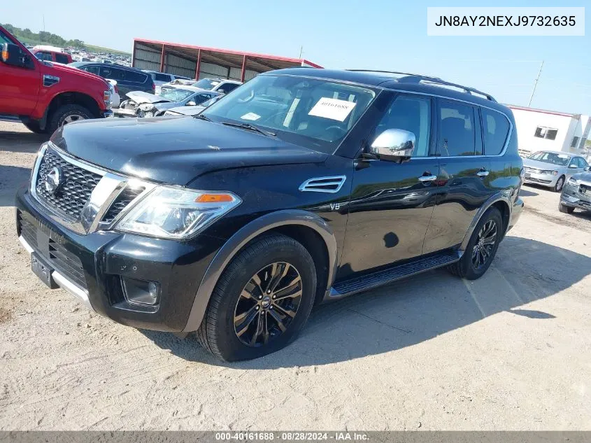 2018 Nissan Armada Platinum VIN: JN8AY2NEXJ9732635 Lot: 40161688