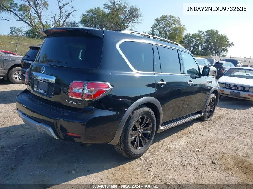 2018 Nissan Armada Platinum VIN: JN8AY2NEXJ9732635 Lot: 40161688