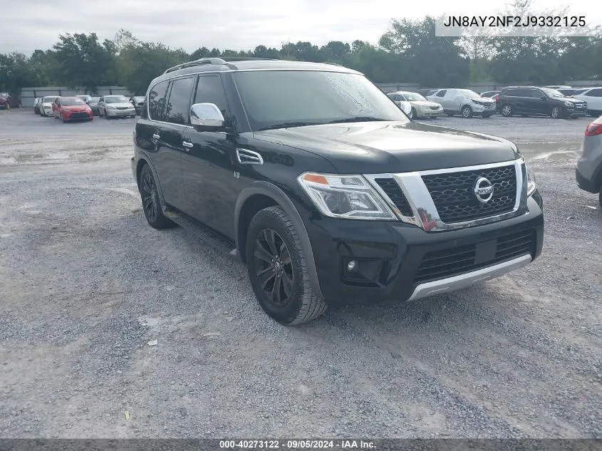 2018 Nissan Armada Platinum VIN: JN8AY2NF2J9332125 Lot: 40273122