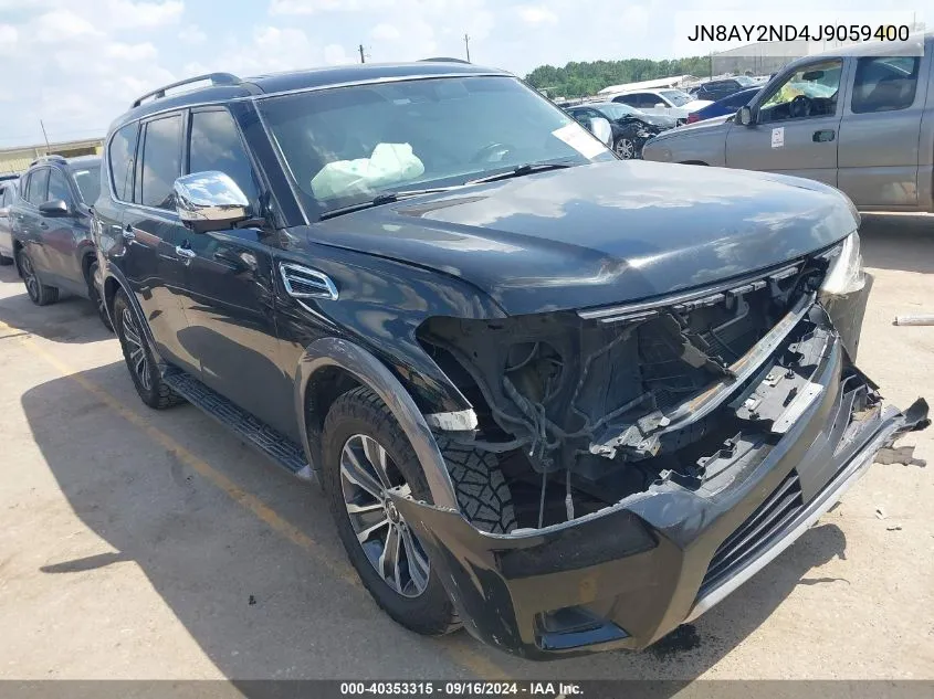 JN8AY2ND4J9059400 2018 Nissan Armada Sl