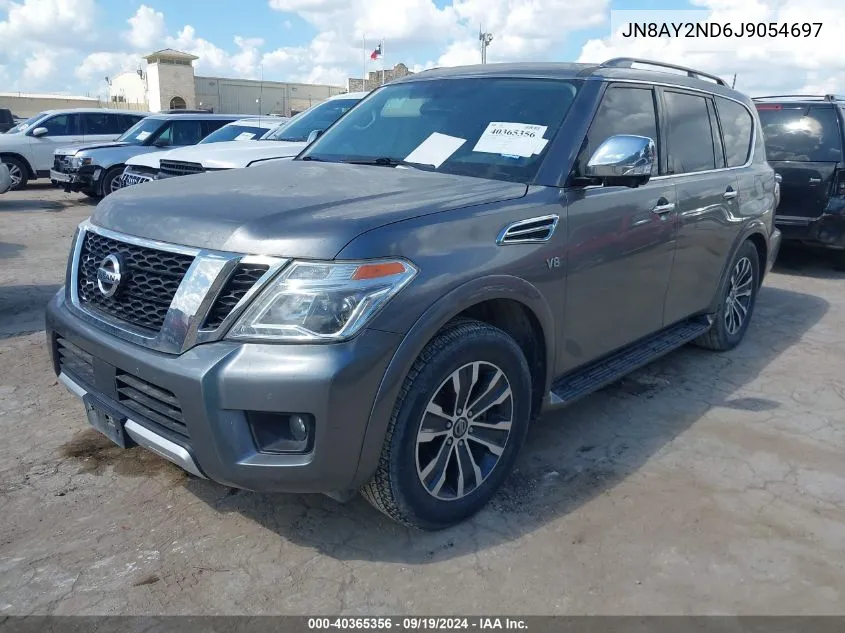 2018 Nissan Armada Sl VIN: JN8AY2ND6J9054697 Lot: 40365356