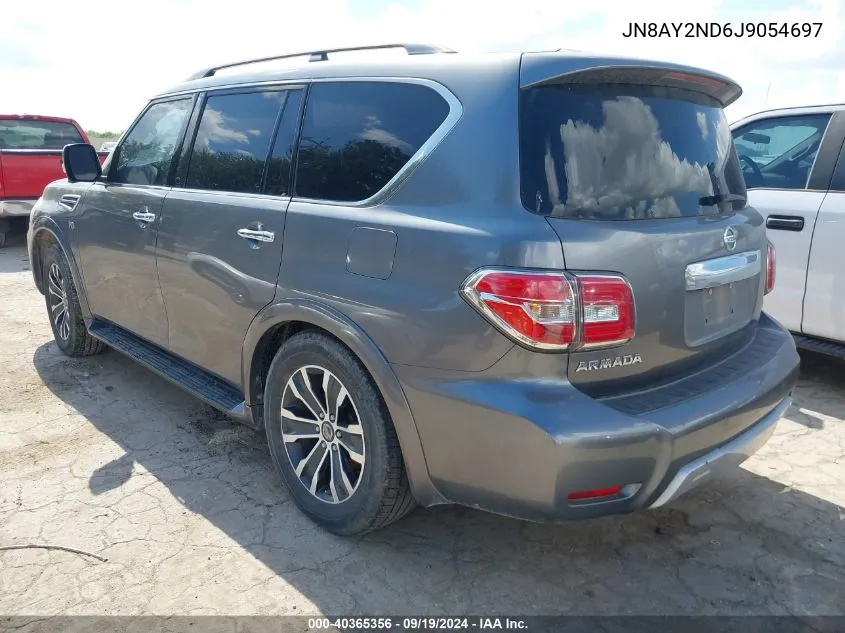 2018 Nissan Armada Sl VIN: JN8AY2ND6J9054697 Lot: 40365356