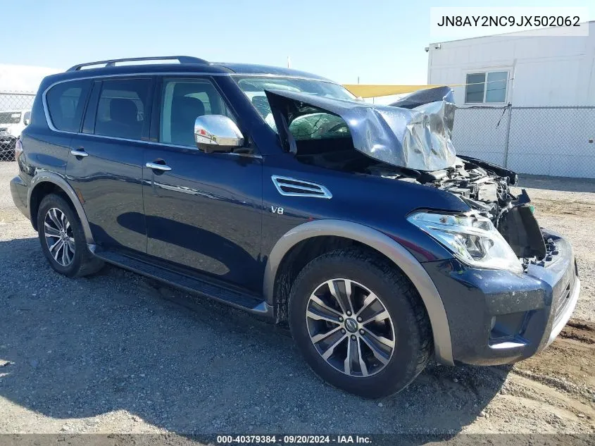 2018 Nissan Armada Platinum VIN: JN8AY2NC9JX502062 Lot: 40379384