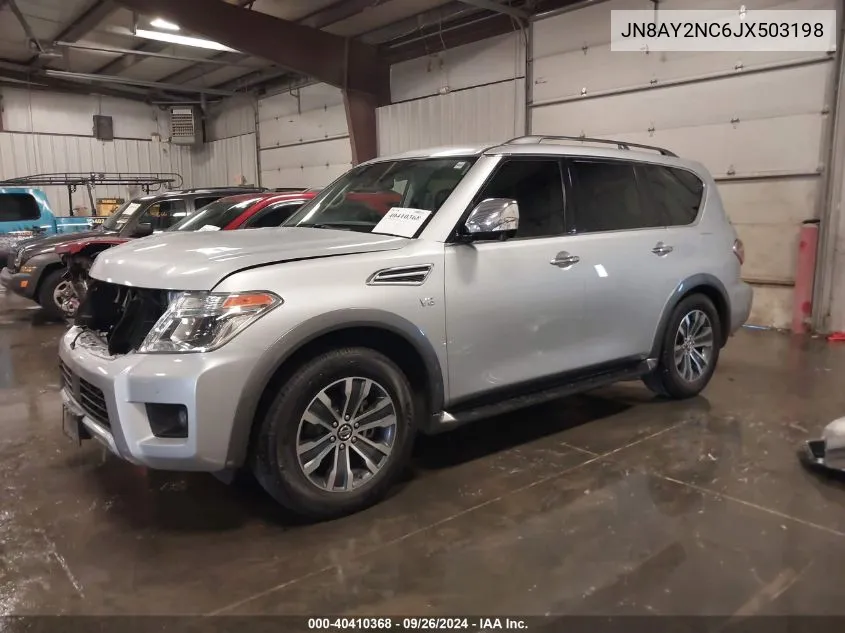 2018 Nissan Armada Sl VIN: JN8AY2NC6JX503198 Lot: 40410368