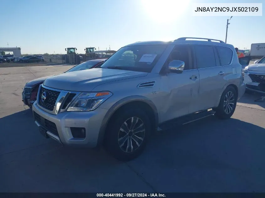 2018 Nissan Armada Sl VIN: JN8AY2NC9JX502109 Lot: 40441992