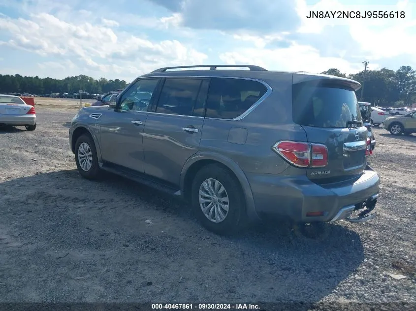 2018 Nissan Armada Sv VIN: JN8AY2NC8J9556618 Lot: 40467861