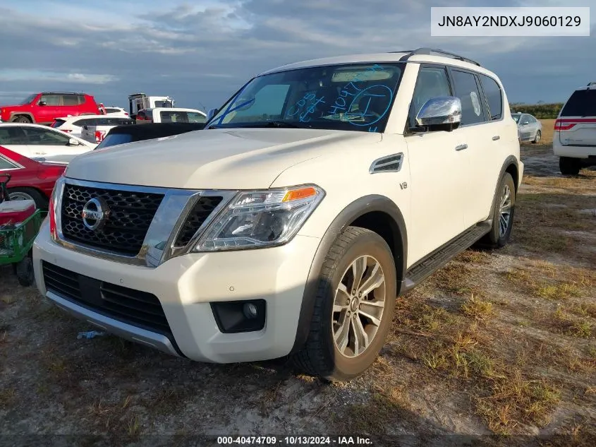 2018 Nissan Armada Sl VIN: JN8AY2NDXJ9060129 Lot: 40474709