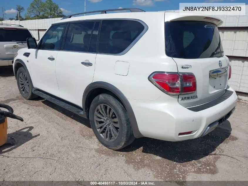 2018 Nissan Armada Platinum VIN: JN8AY2NF8J9332470 Lot: 40498117