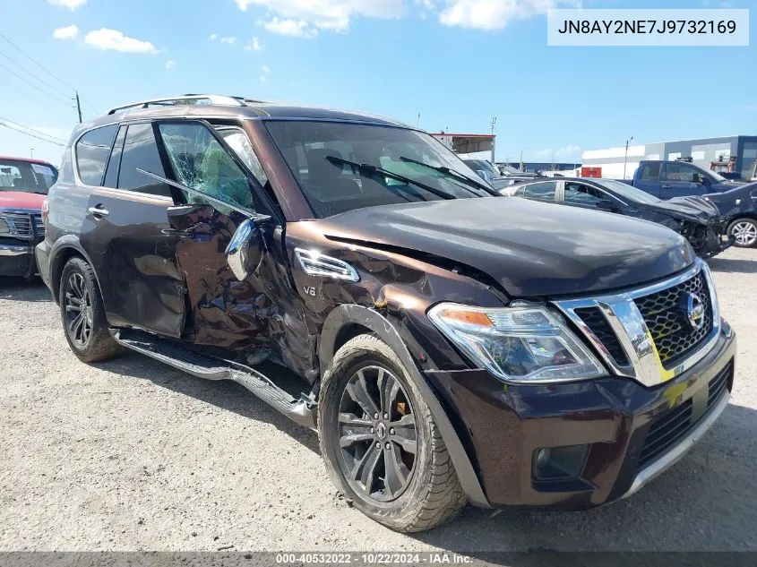 2018 Nissan Armada Platinum VIN: JN8AY2NE7J9732169 Lot: 40532022