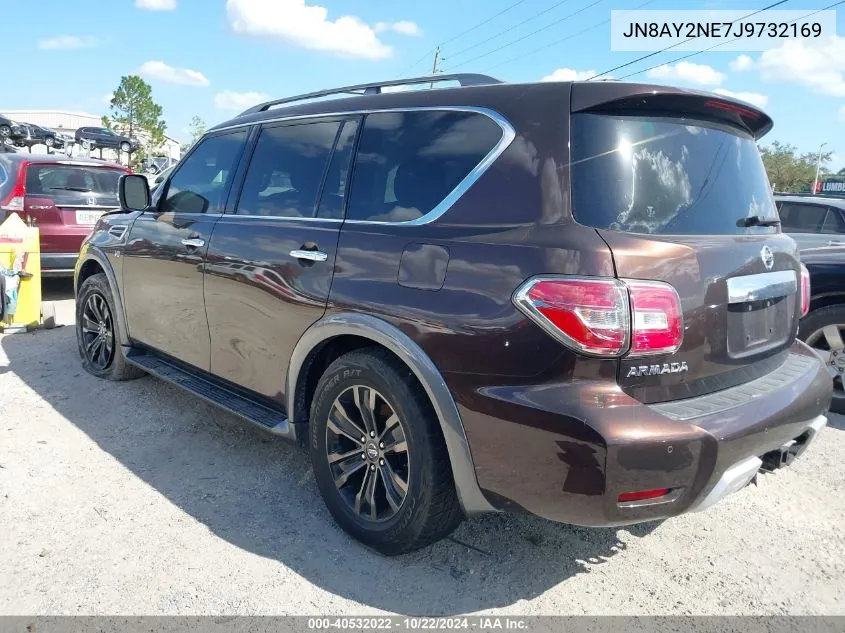 2018 Nissan Armada Platinum VIN: JN8AY2NE7J9732169 Lot: 40532022