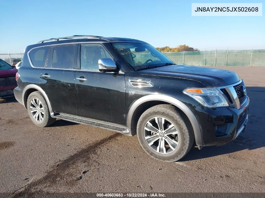 2018 Nissan Armada Sl VIN: JN8AY2NC5JX502608 Lot: 40603683