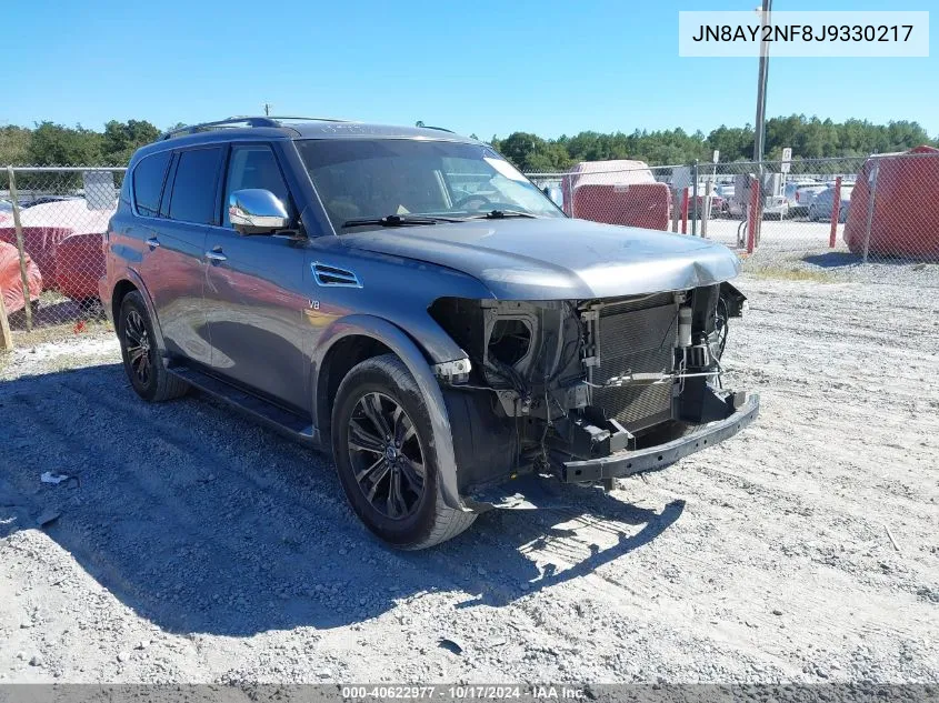 2018 Nissan Armada Platinum VIN: JN8AY2NF8J9330217 Lot: 40622977