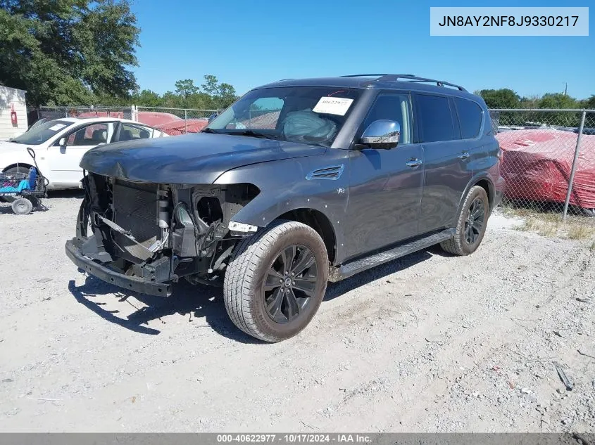 2018 Nissan Armada Platinum VIN: JN8AY2NF8J9330217 Lot: 40622977