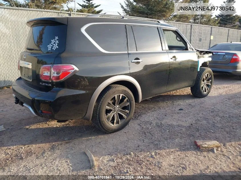 2018 Nissan Armada Platinum VIN: JN8AY2NE4J9730542 Lot: 40701941