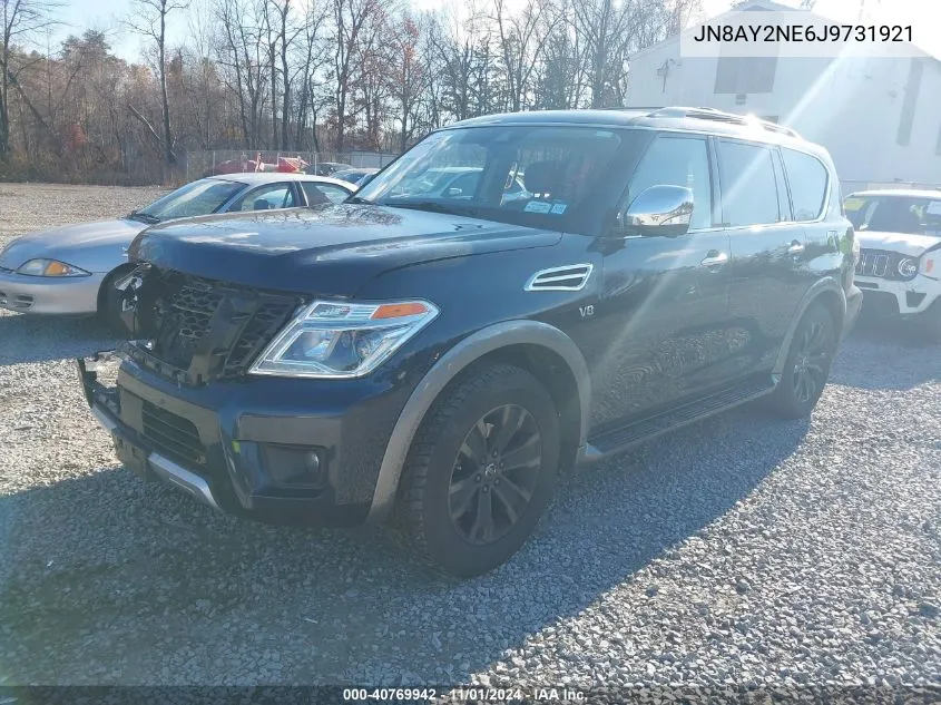 2018 Nissan Armada Platinum VIN: JN8AY2NE6J9731921 Lot: 40769942