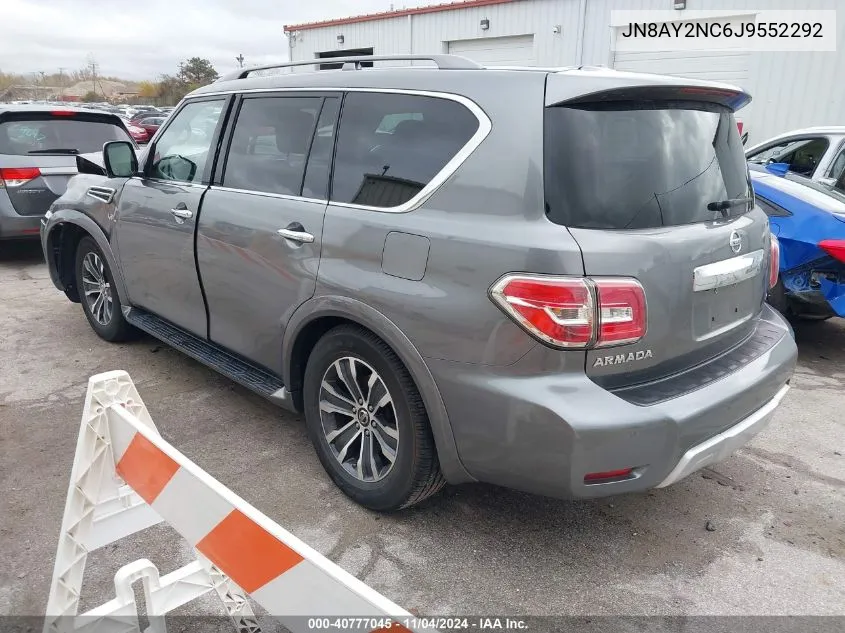 2018 Nissan Armada Sl VIN: JN8AY2NC6J9552292 Lot: 40777045