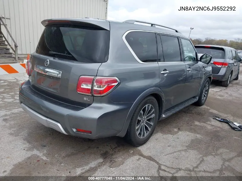 2018 Nissan Armada Sl VIN: JN8AY2NC6J9552292 Lot: 40777045