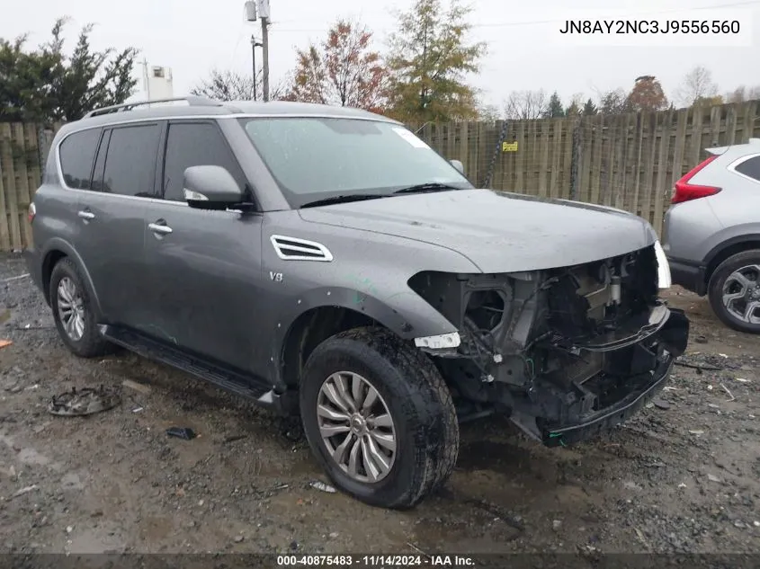 2018 Nissan Armada Sv VIN: JN8AY2NC3J9556560 Lot: 40875483