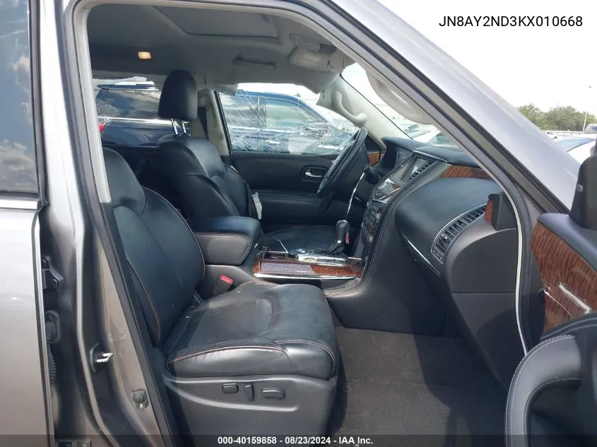 JN8AY2ND3KX010668 2019 Nissan Armada Sl