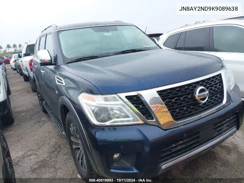 2019 Nissan Armada Sl VIN: JN8AY2ND9K9089638 Lot: 40519993