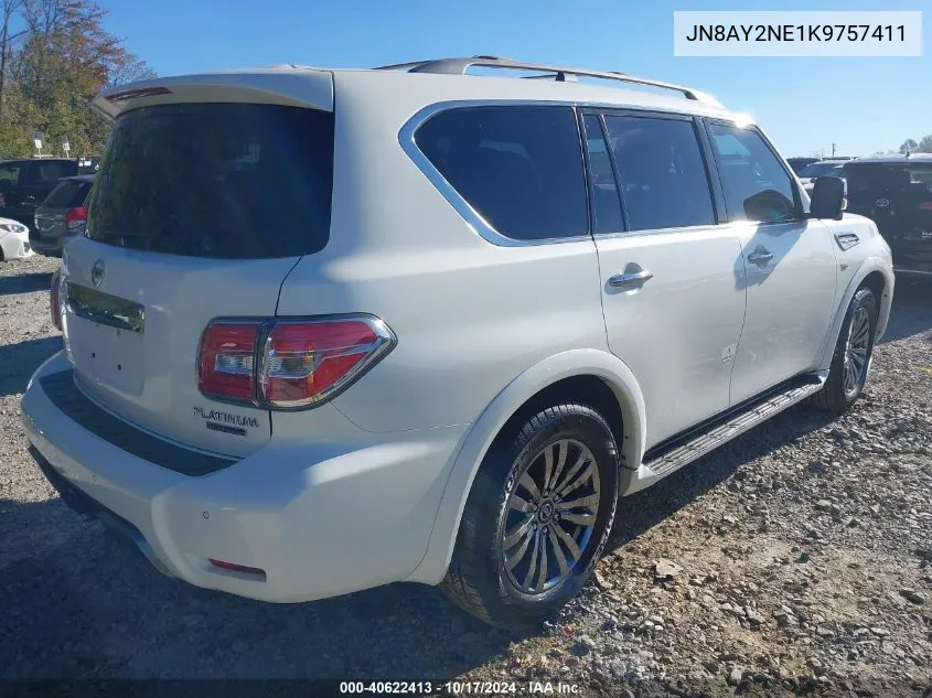 2019 Nissan Armada Platinum VIN: JN8AY2NE1K9757411 Lot: 40622413