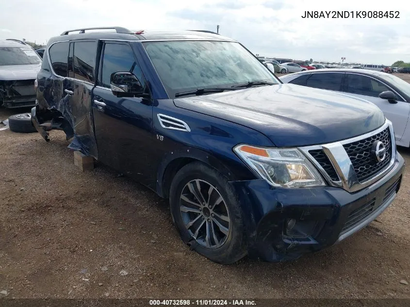 JN8AY2ND1K9088452 2019 Nissan Armada Sl