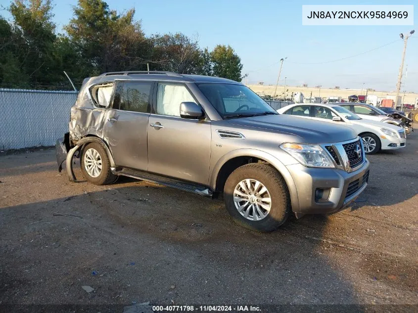 2019 Nissan Armada Sv VIN: JN8AY2NCXK9584969 Lot: 40771798