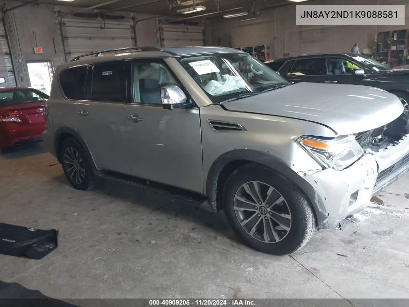 2019 Nissan Armada Sl VIN: JN8AY2ND1K9088581 Lot: 40909205