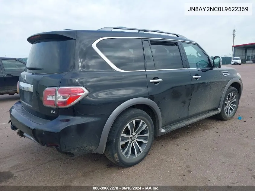 JN8AY2NC0L9622369 2020 Nissan Armada Sl 4Wd